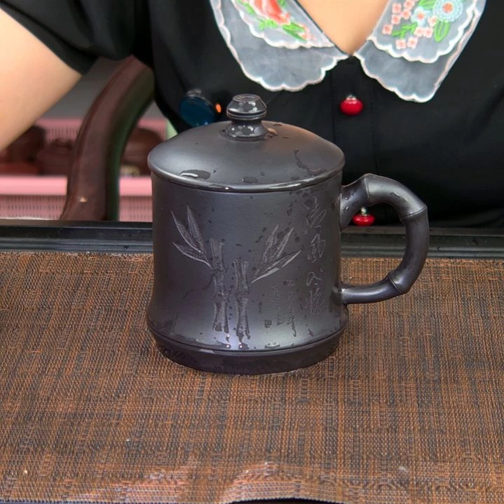 茶杯紫砂高货放漏