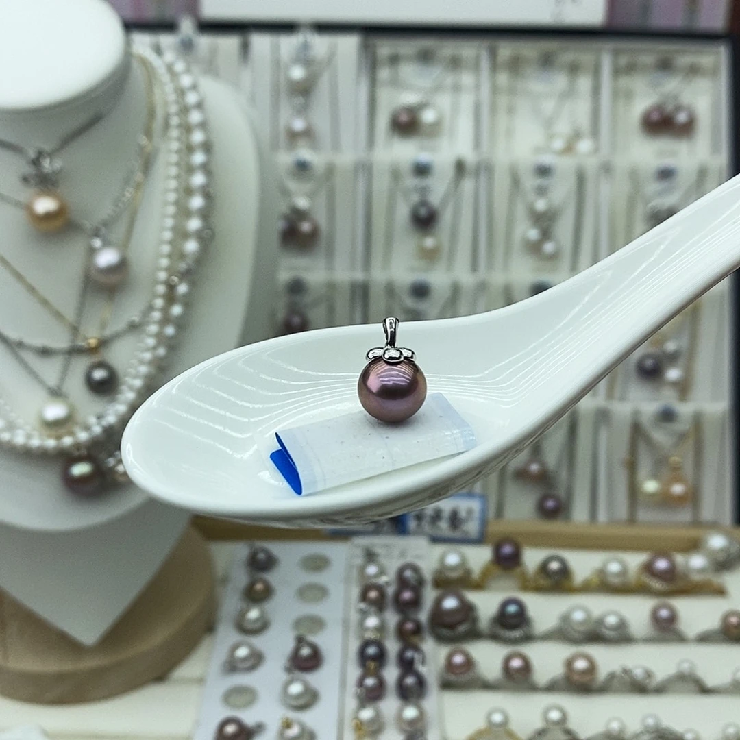 淡水珍珠珍珠银S925镶嵌