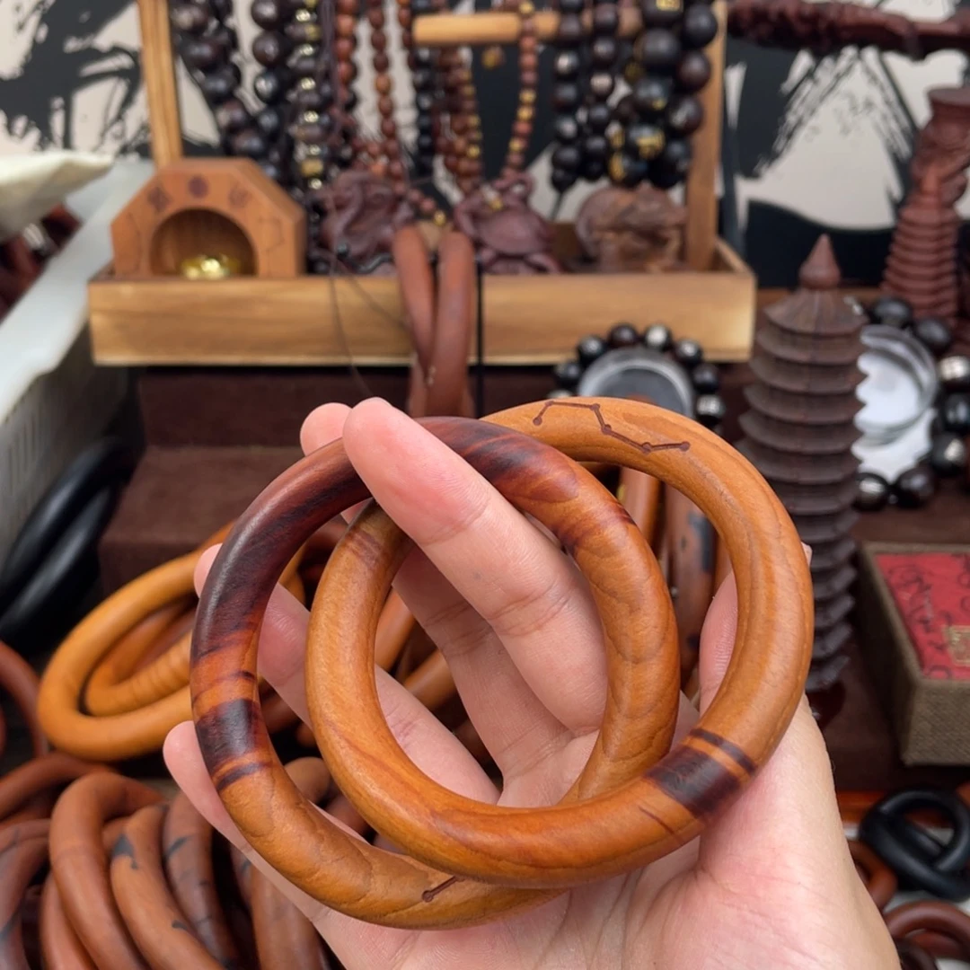 桃木60乾坤圈六七星一物一拍