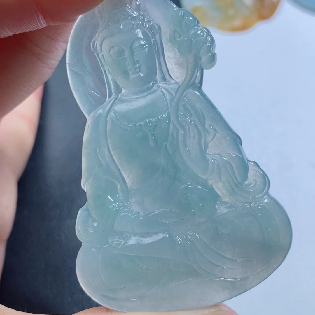 定制翡翠未镶嵌定制吊坠