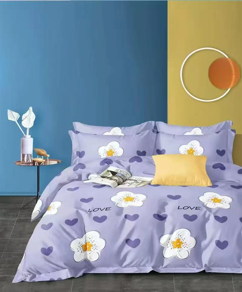 星空紫  床单 2.3*2.3水洗棉布料