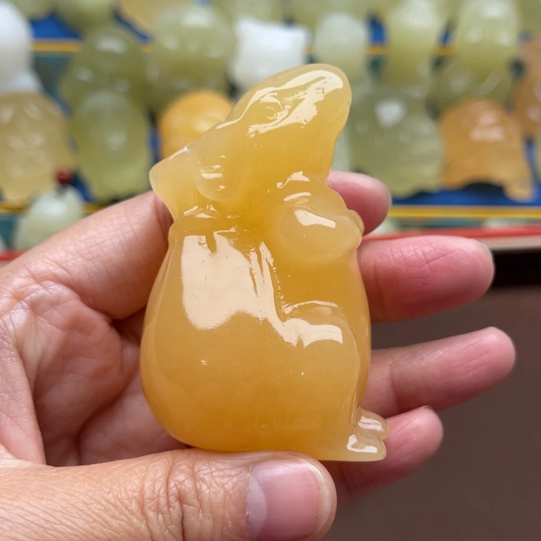 安***伴玉天然桌面小摆件