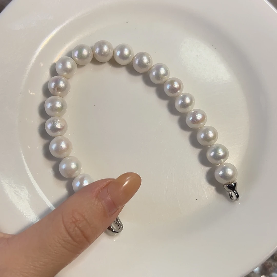 林***华天然淡水珍珠钛钢淡水珍珠