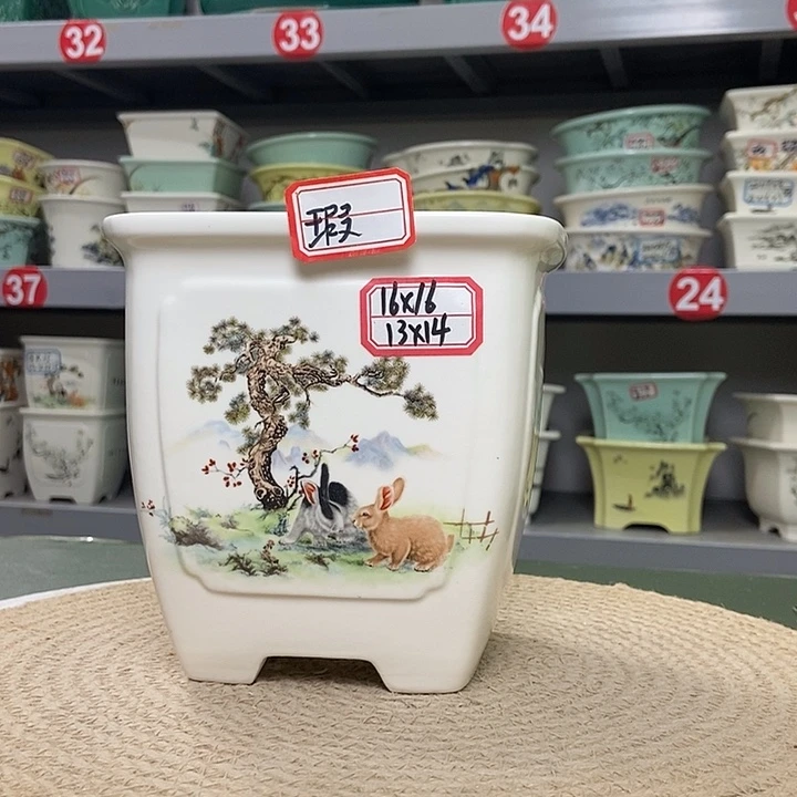 紫砂紫砂花盆6565