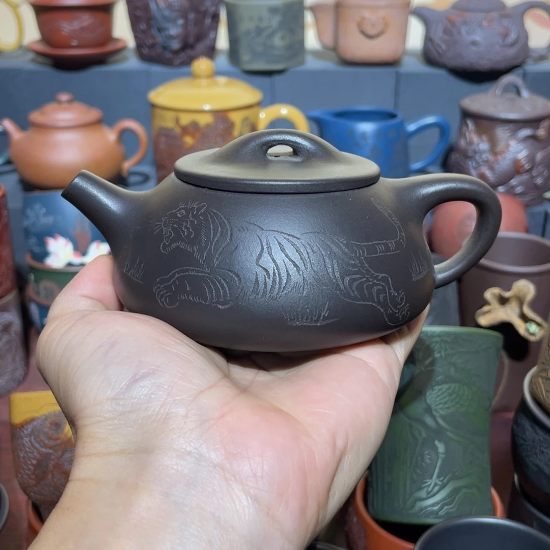 原矿紫砂手工主人杯