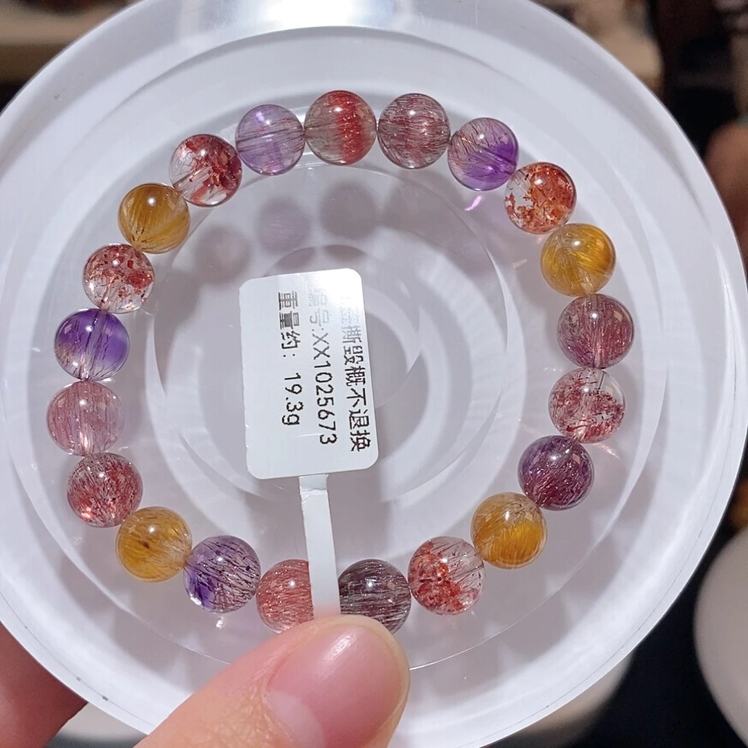 水晶手链未镶嵌清**冷F超七8.7