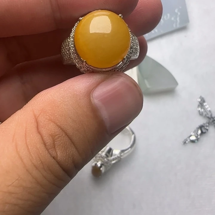翡翠裸石大*佛翡翠蛋面