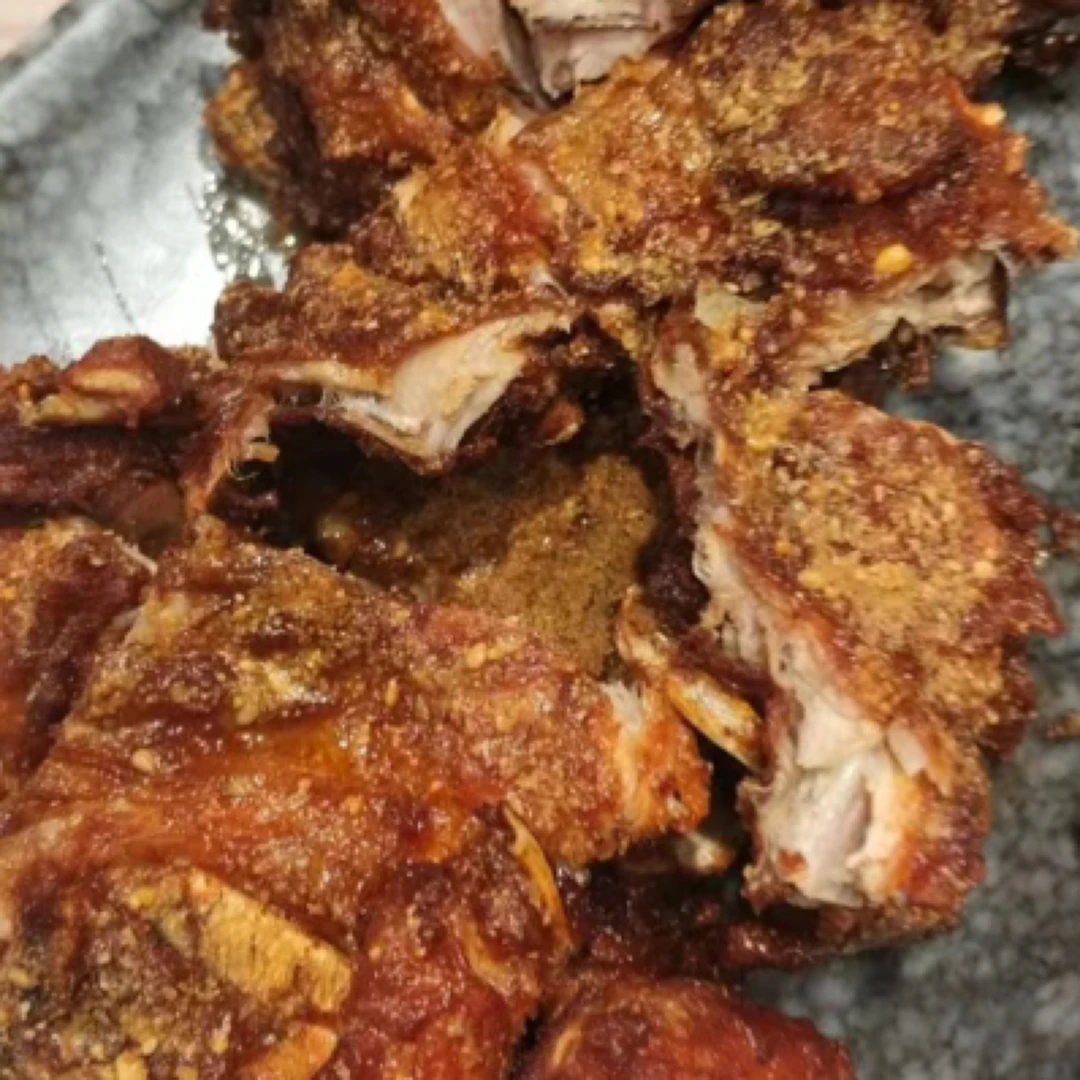 特色爆辣鸡架一份