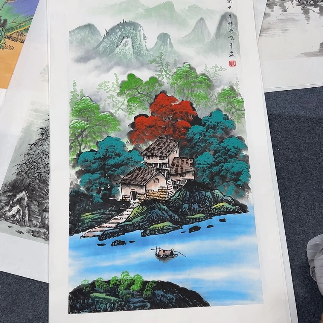 国画XD精品国画作品单幅任发