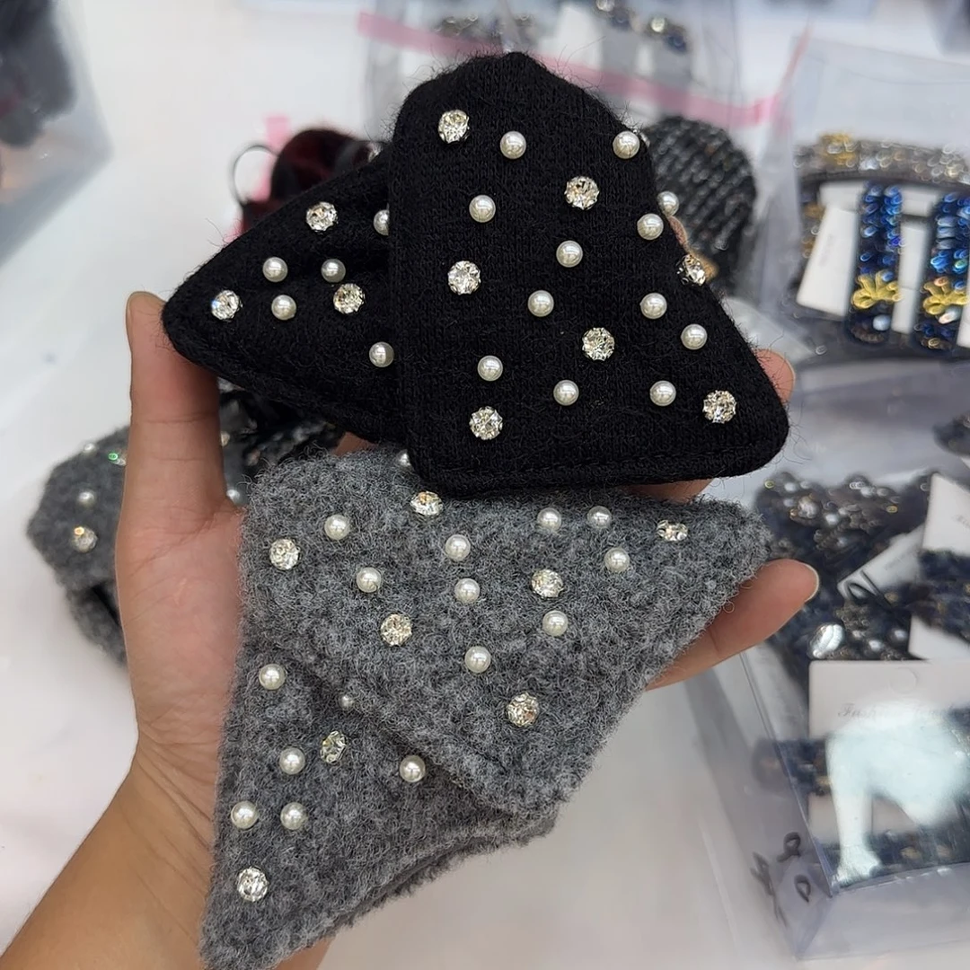 布艺非金属X17三角抓夹13公分2个