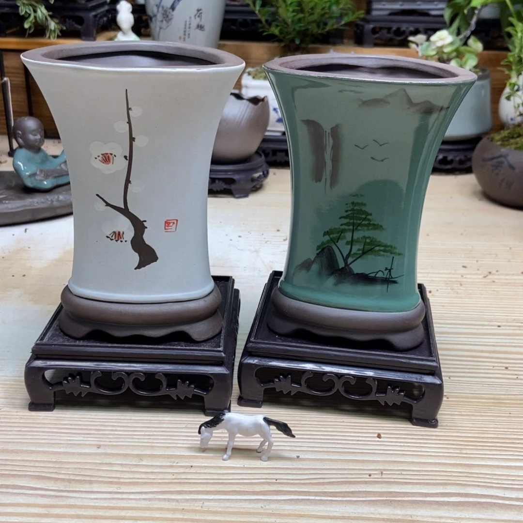 瓷片陶瓷花盆陶瓷艺术