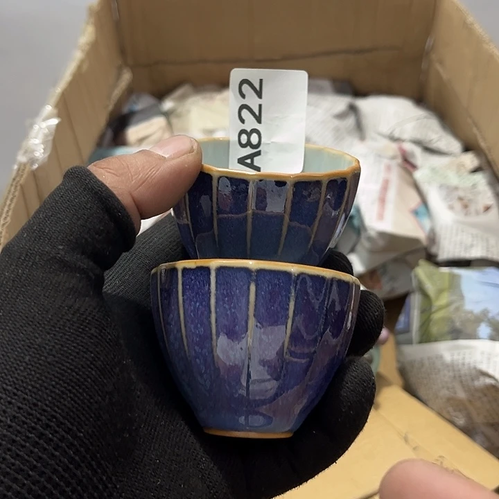 瓷片茶摆件工艺品摆件666