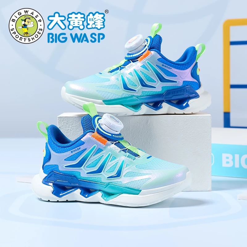 大黄蜂童鞋儿童运动鞋秋季新款透气网面休闲鞋轻便软底男童跑步鞋