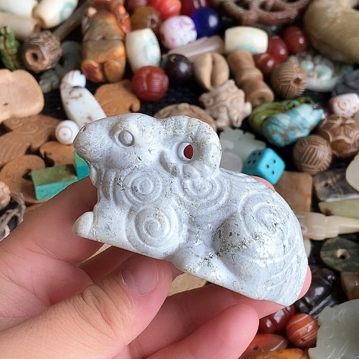 和田玉未镶嵌颈饰33