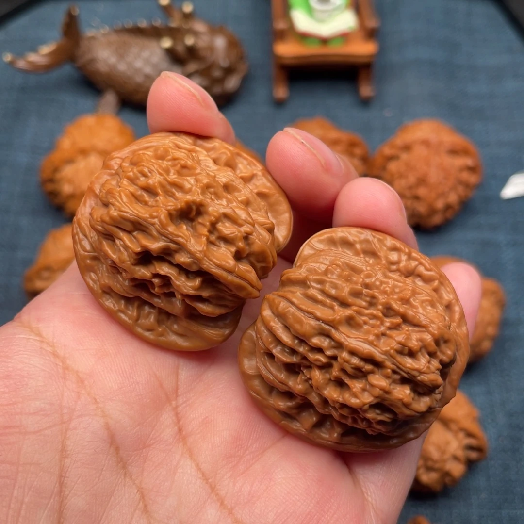 把件文玩核桃38山地小楼全品