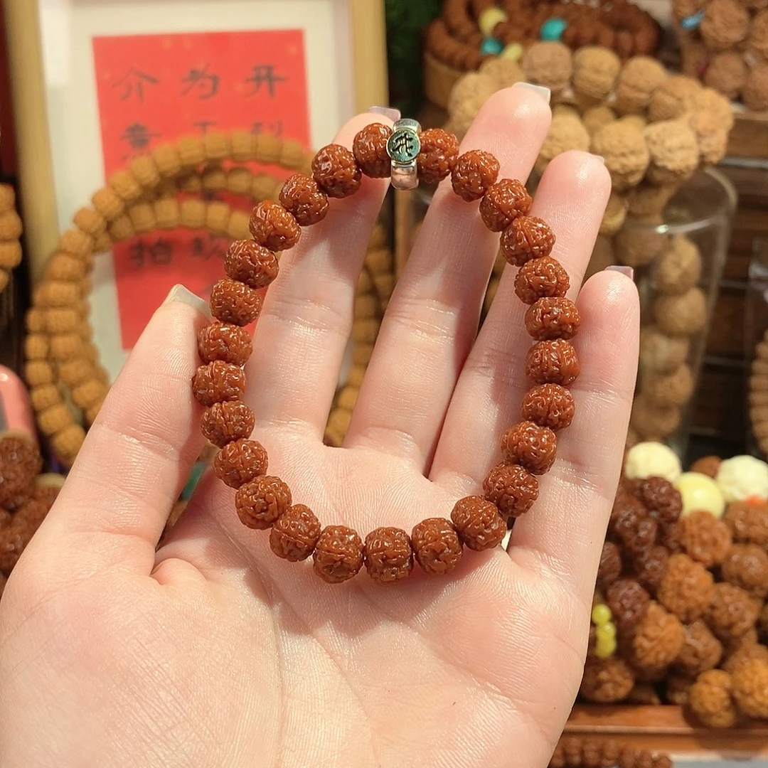 金刚菩提吊坠95单圈玉华金标