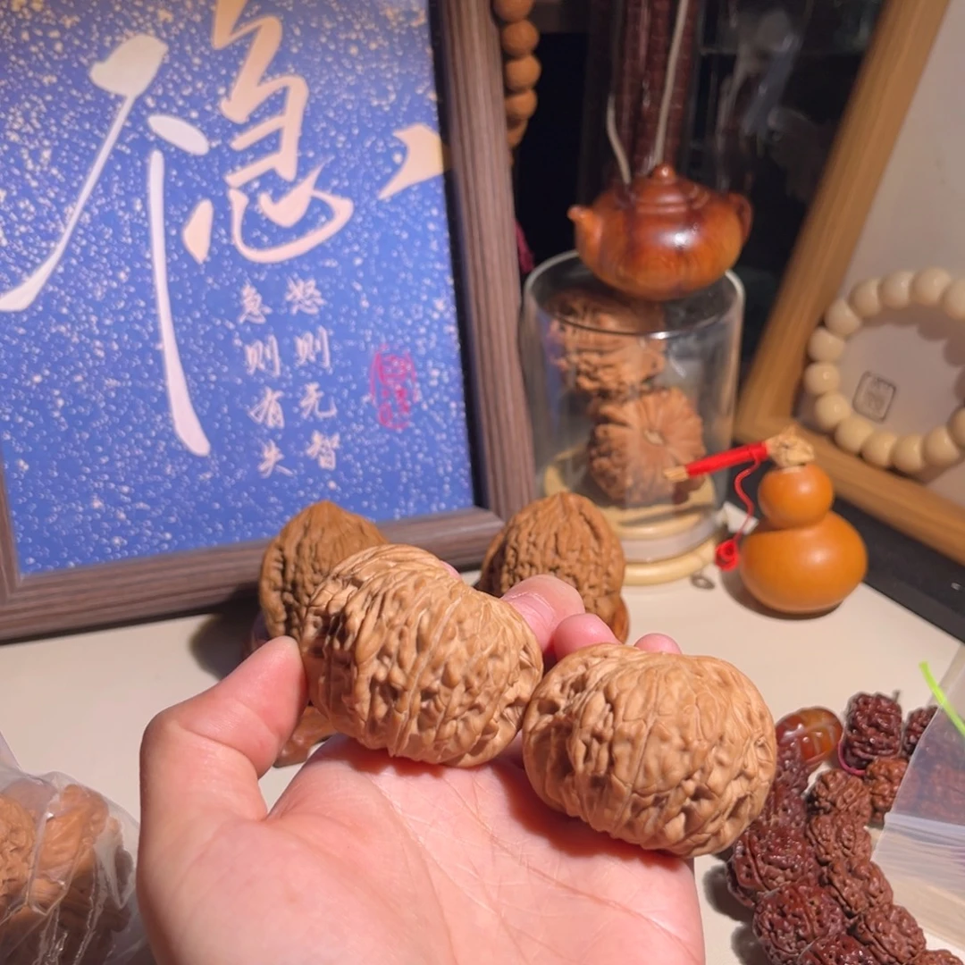 把件文玩核桃43蝴蝶磨