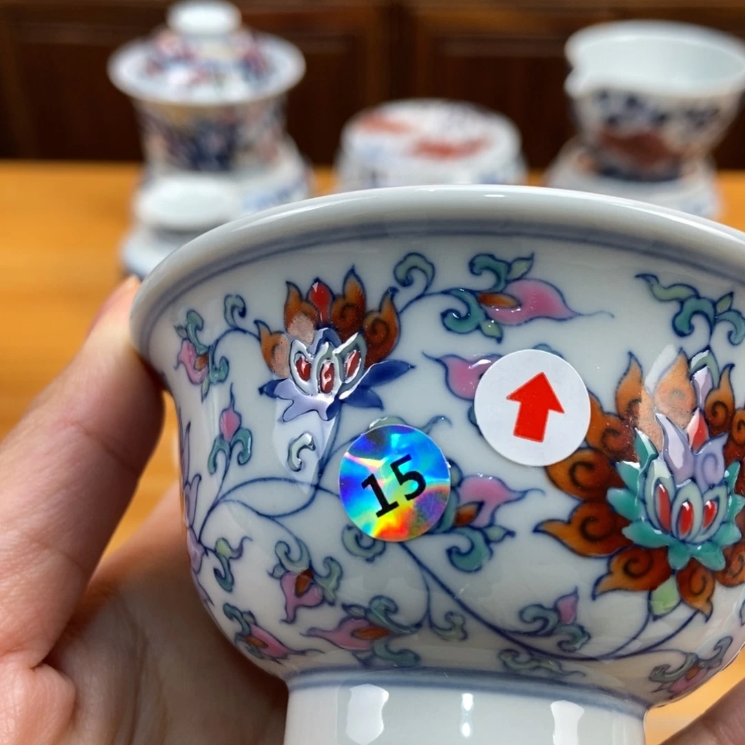 手绘现代茶具非古董