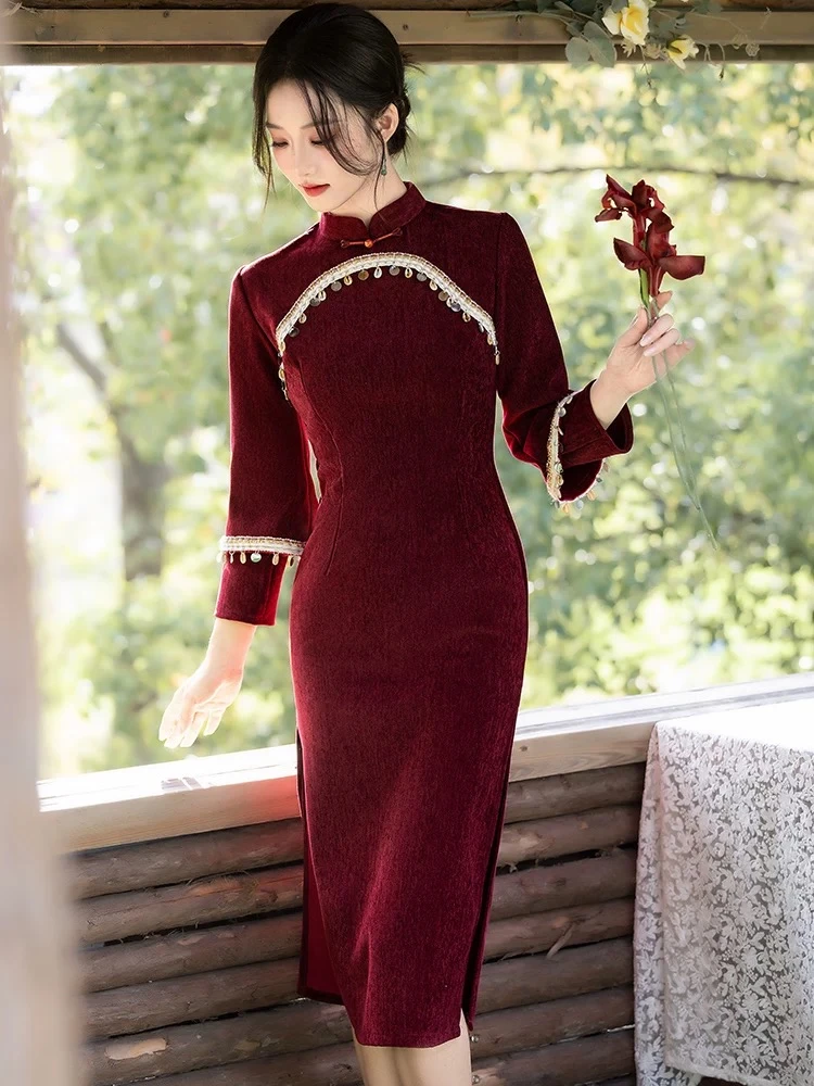 995 年轻款复古民国风《卿卿如意》旗袍