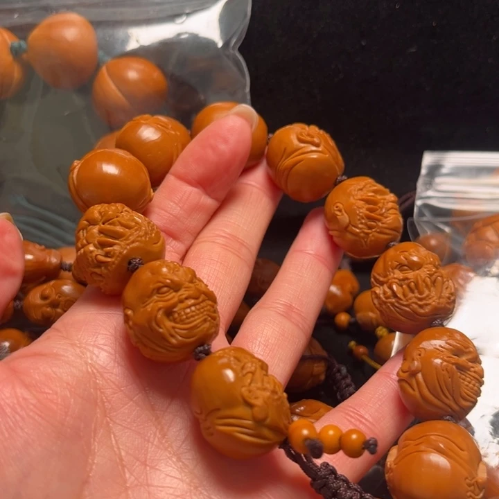 赤***诚手串橄榄核恶僧20