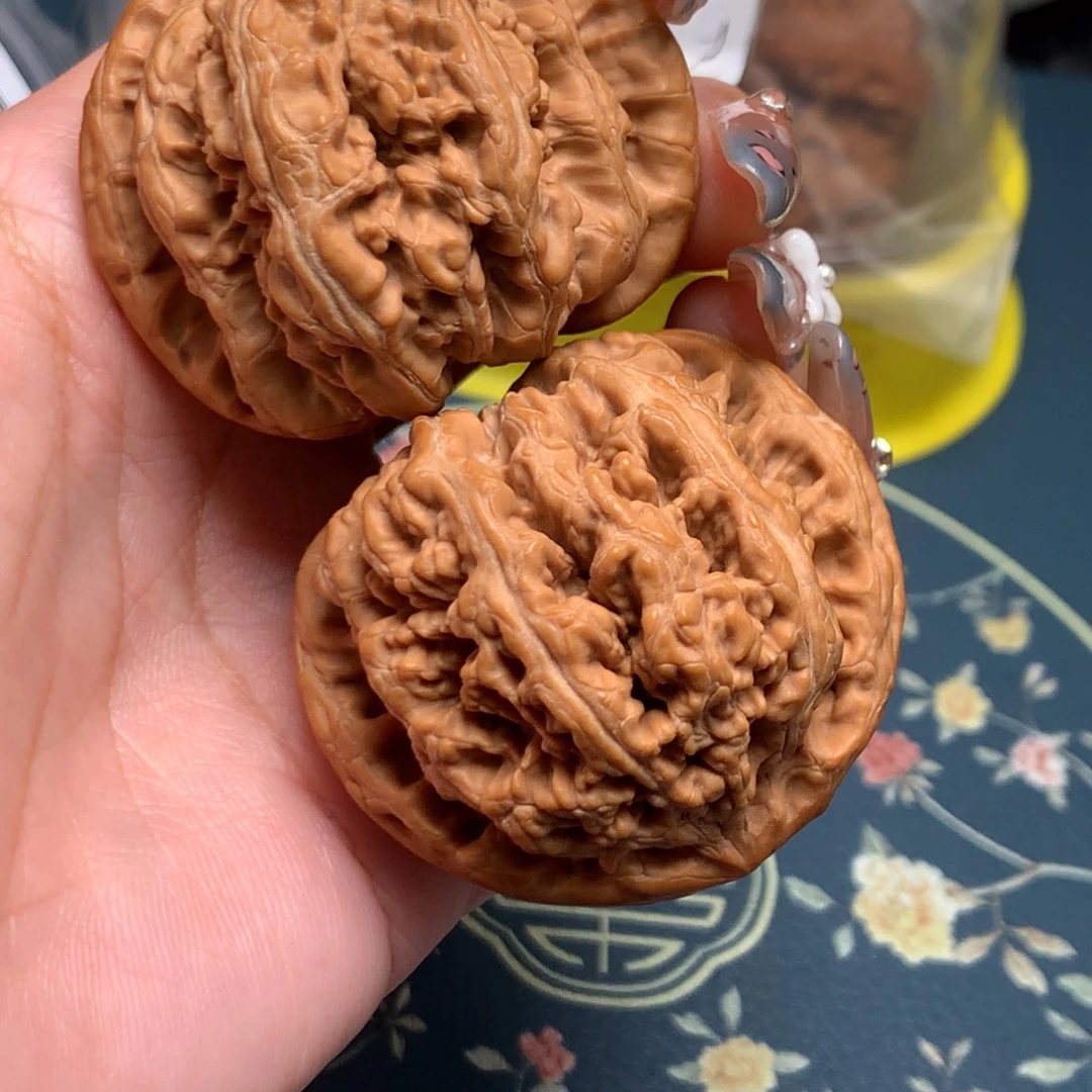 二***翠文玩核桃把件46-13021-8