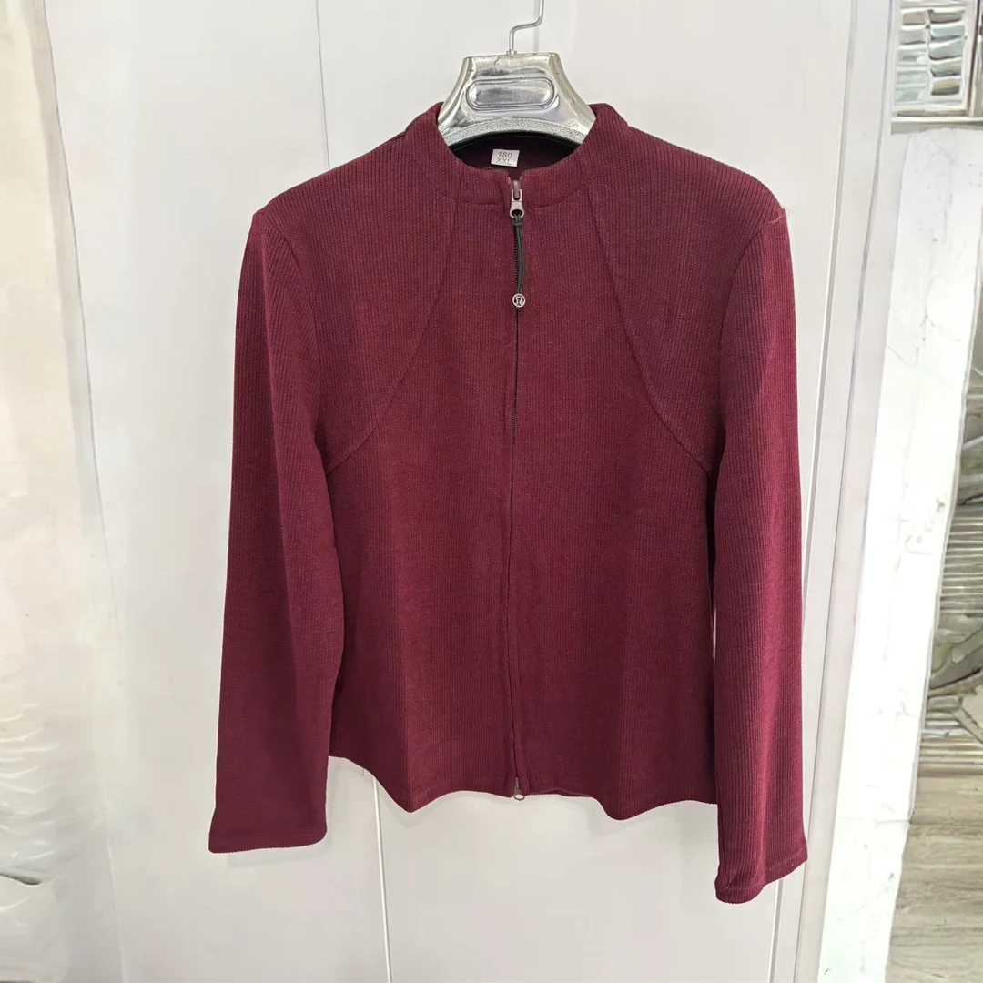 【靓衣园】时尚百搭立领小蛮腰开衫上衣（02#）