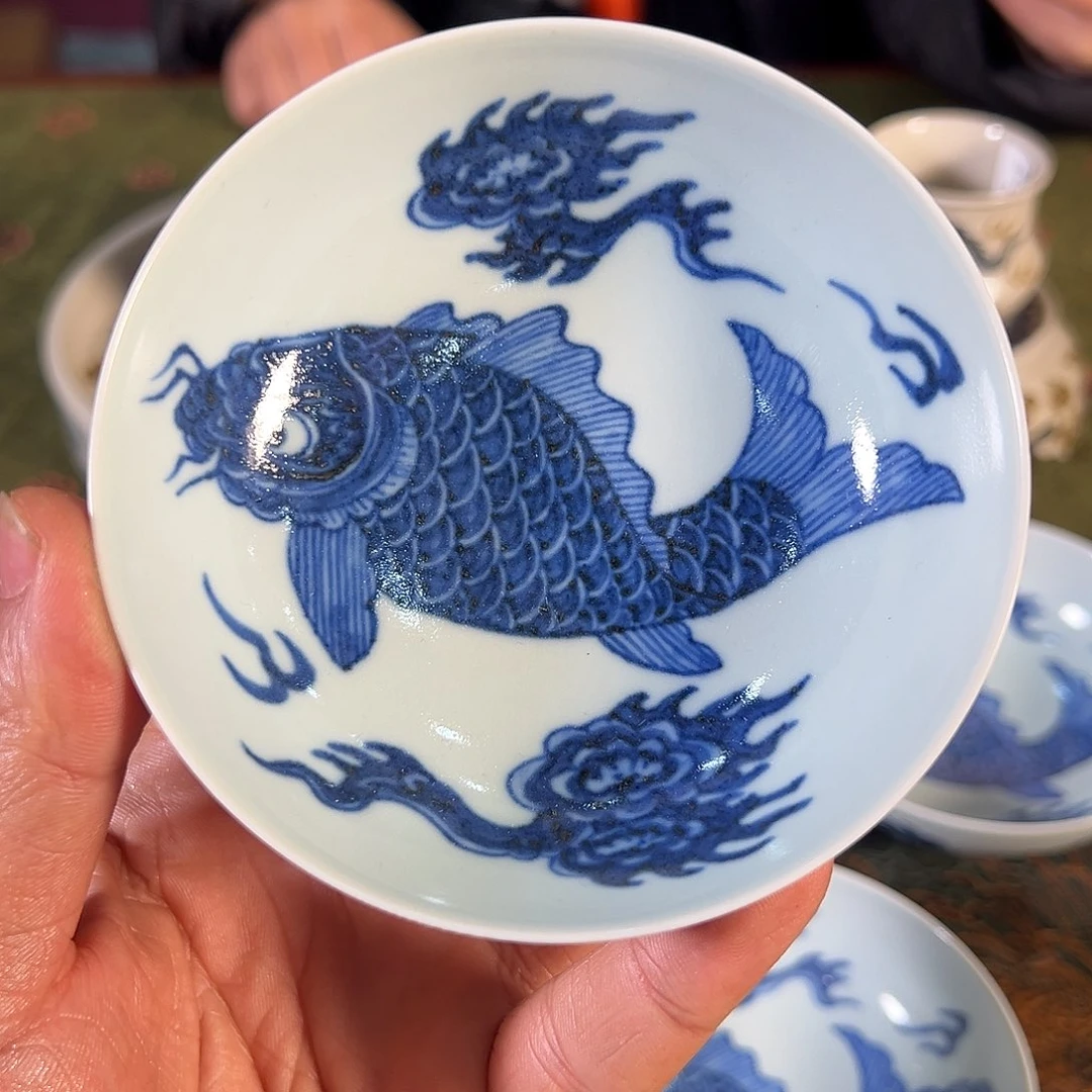 杯景德镇手工手绘陶瓷杯子