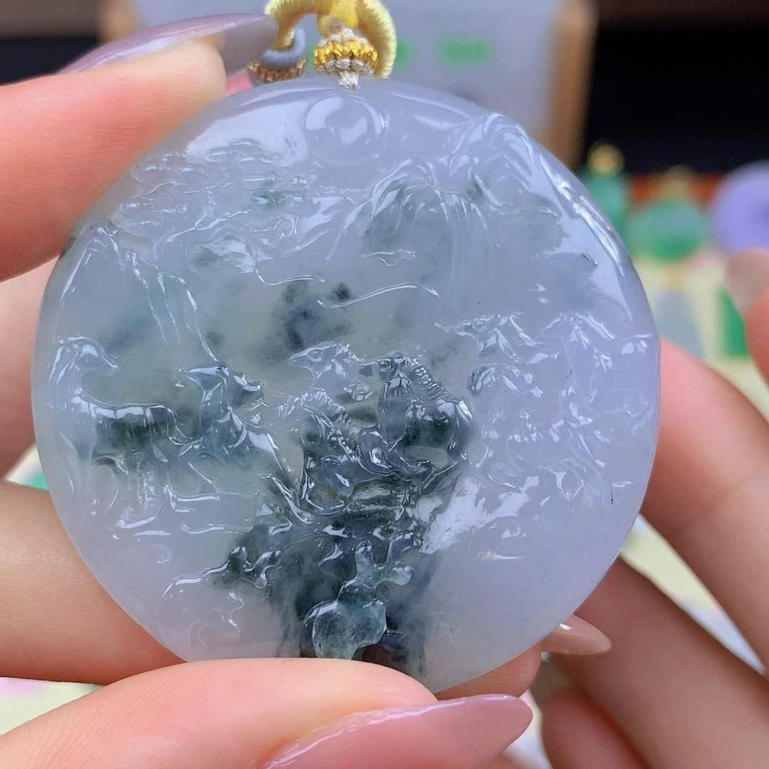 颈饰未镶嵌翡翠翡翠
