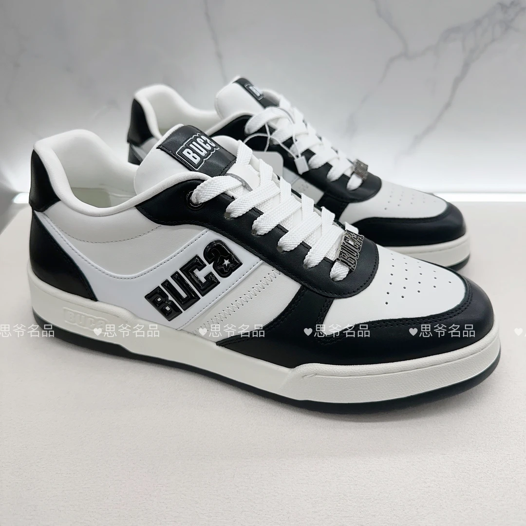 【思爷】欧货高档斯丹sidan品牌男鞋2025新款百搭潮牌板鞋黑白休闲