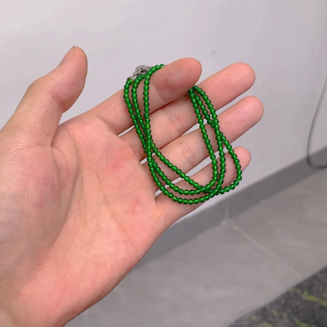 翡翠未镶嵌项链天然翡翠