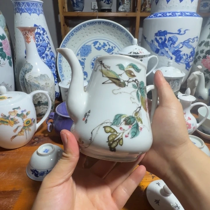 烟***舟摆件景德镇陶瓷艺术