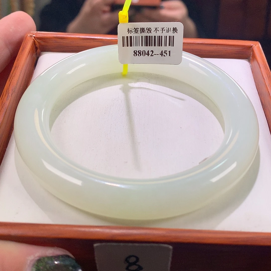 和田玉手镯未镶嵌59-60