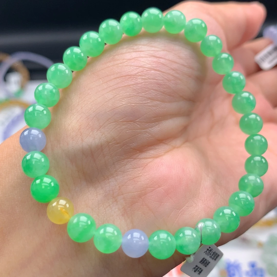 翡翠未镶嵌毛衣链