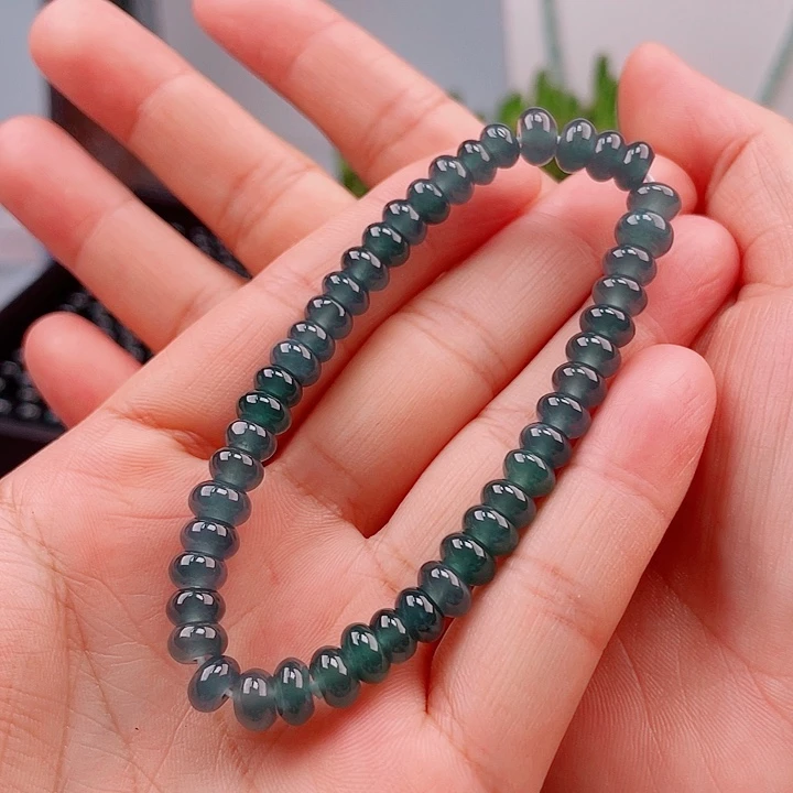 漫***计翡翠未镶嵌手链多样性发货自选散珠