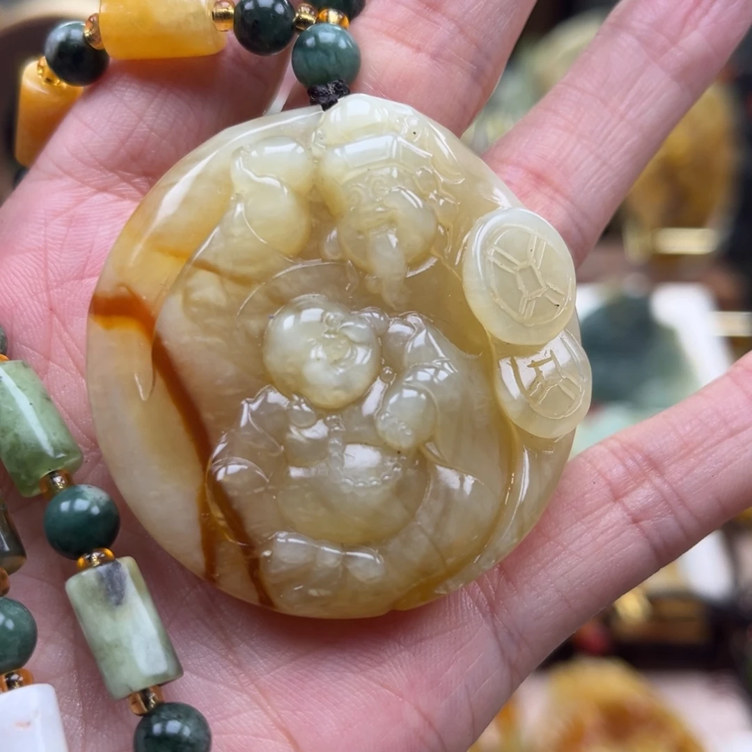 未镶嵌岫玉挂件挂件