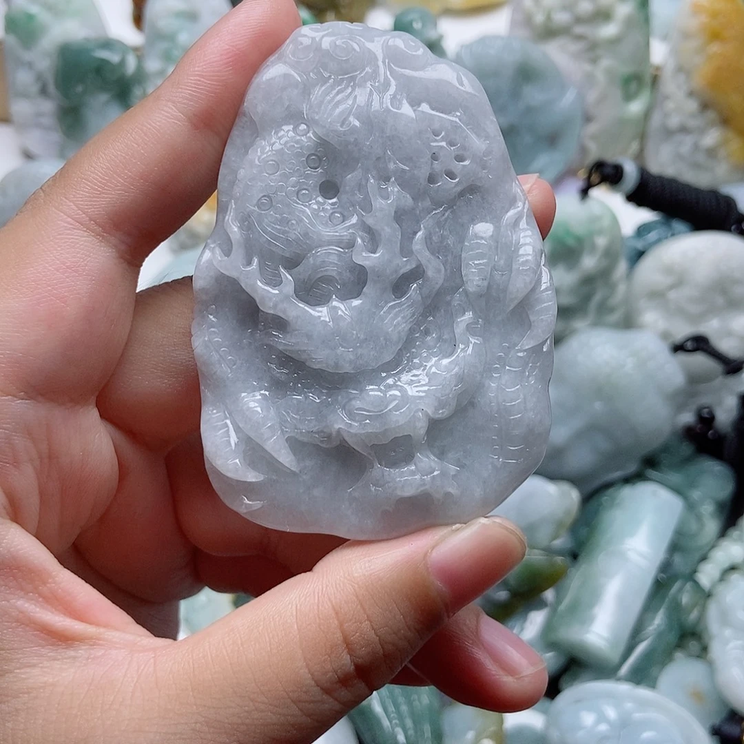 翡翠未镶嵌吊坠(不含链)1