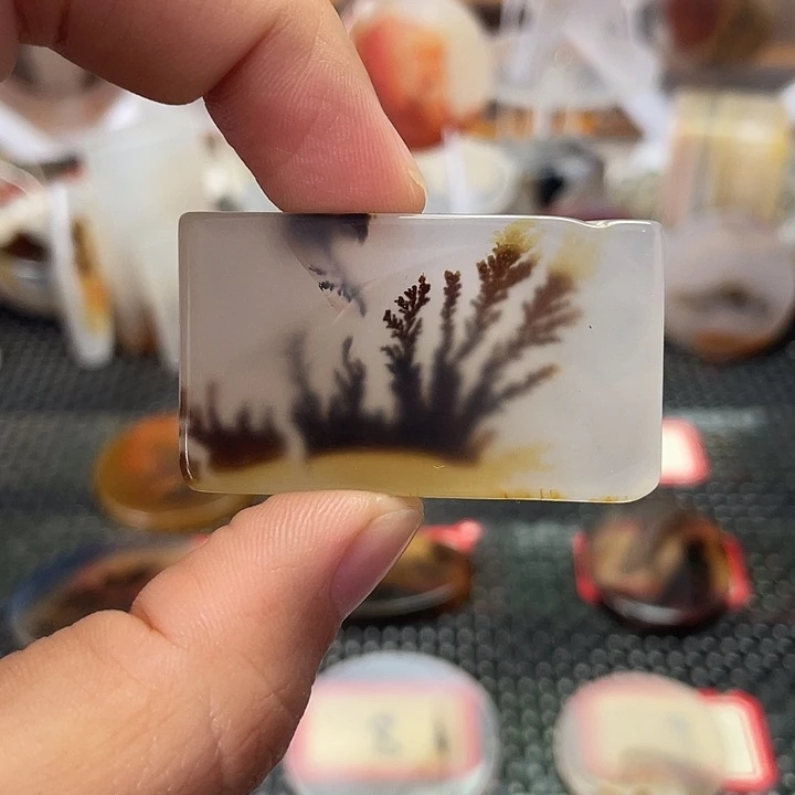 玛瑙/玉髓合金颈饰