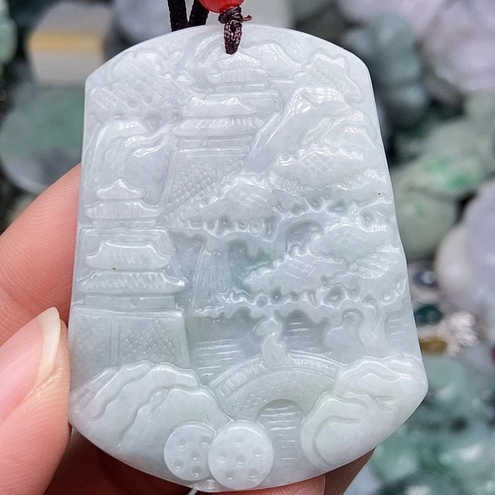 颈饰未镶嵌翡翠翡翠