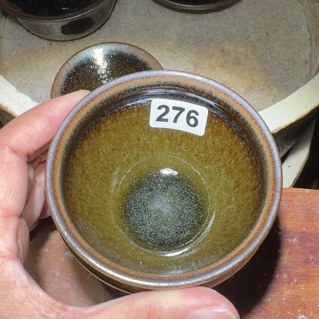 小雨茶盏，手工柴烧，