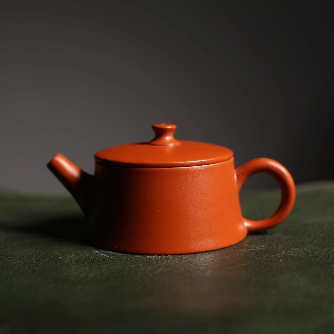 云柱壶大口壶工夫茶具茶器潮州朱泥壶