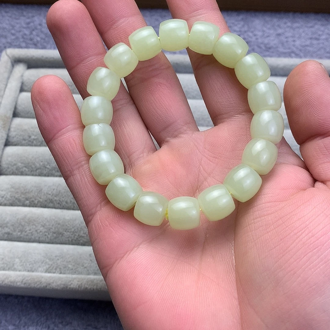 和田玉（黄玉）未镶嵌手链