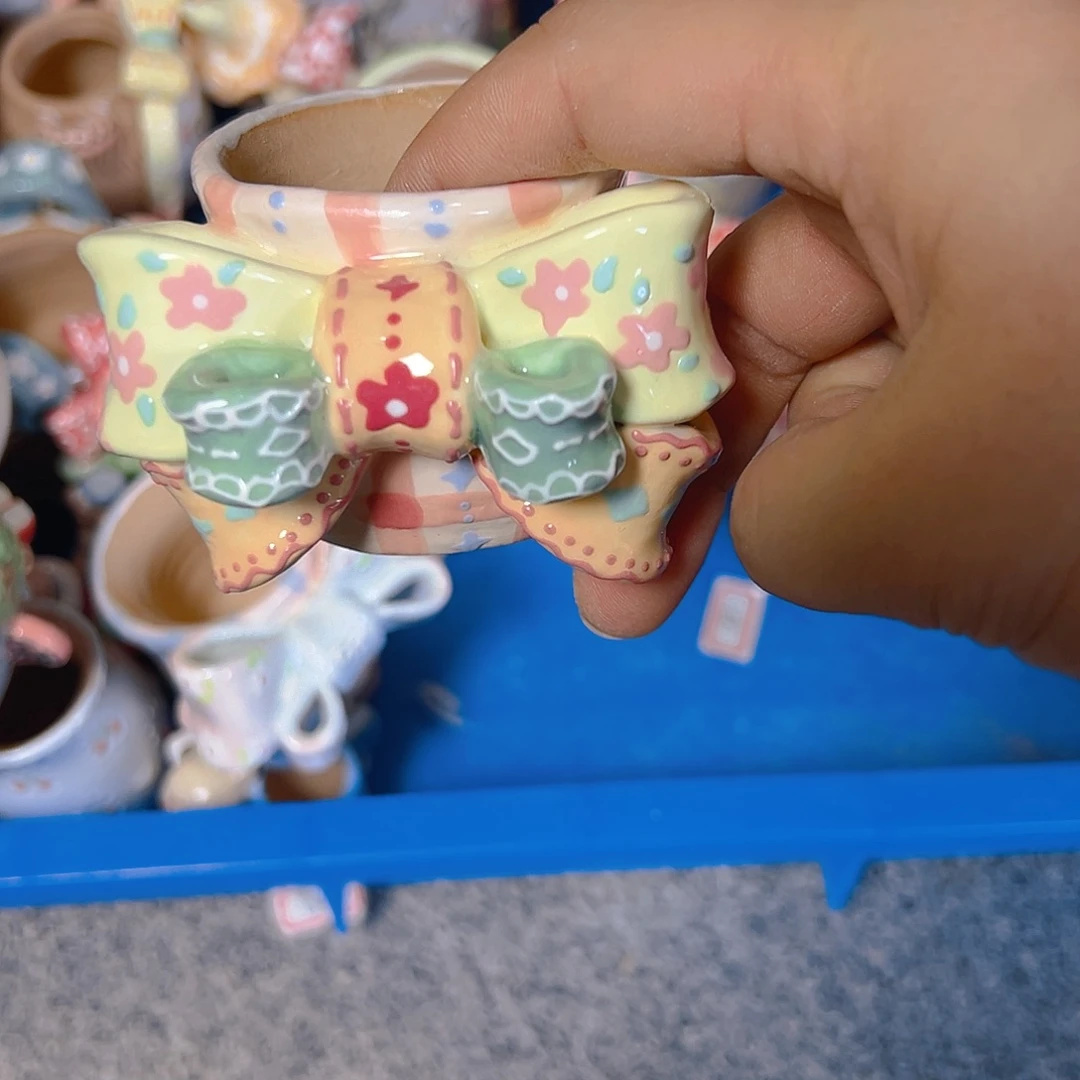 清仓老梧家的手工多肉花盆