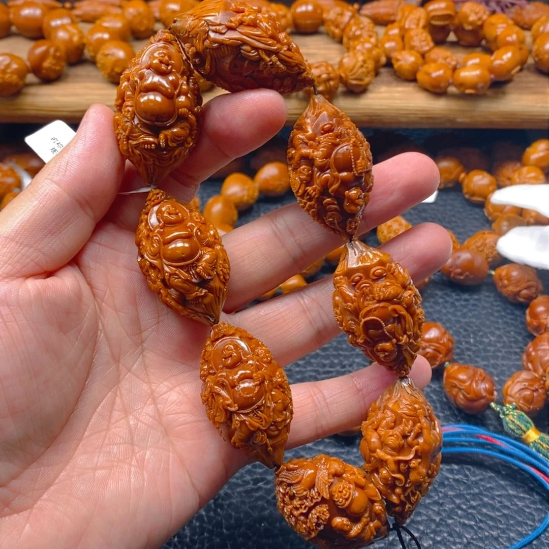 手串/手链橄榄核许忠英2.5风景童子弥勒