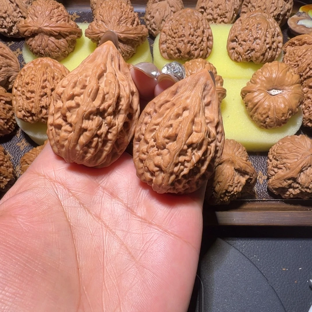 文玩核桃吊坠鸭嘴兽37修