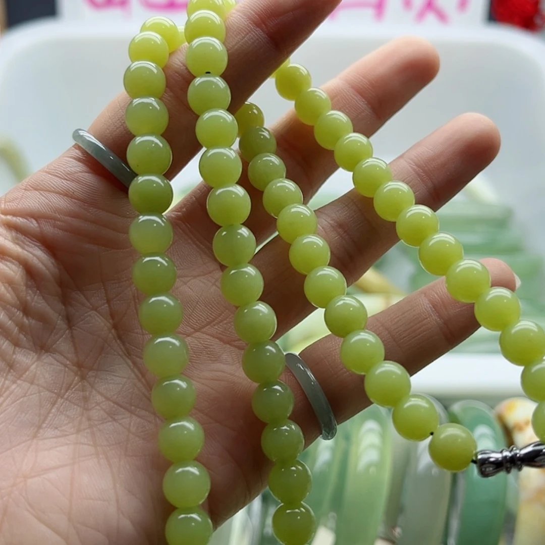 皎***皎蛇纹石玉未镶嵌手镯