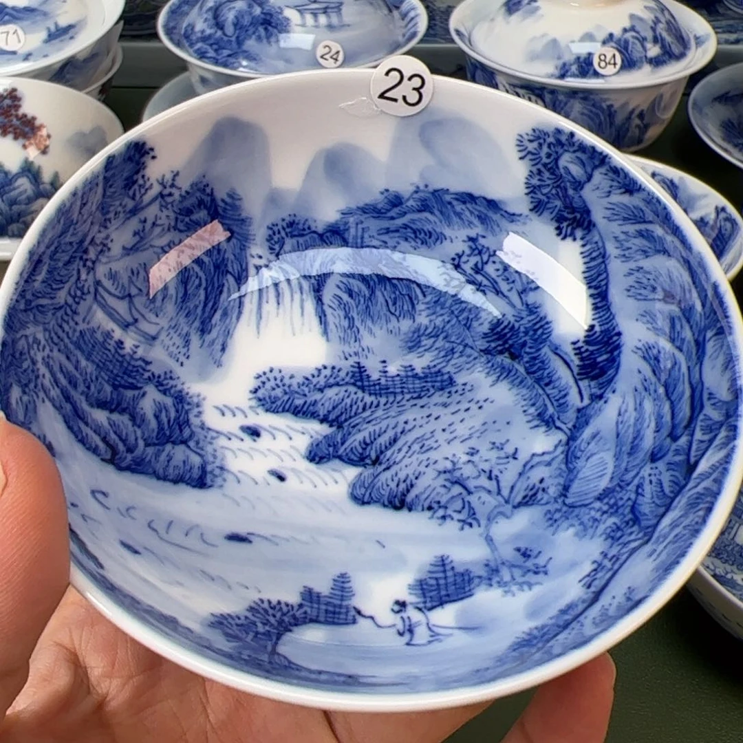 木木景德镇纯手工纯手绘茶具23