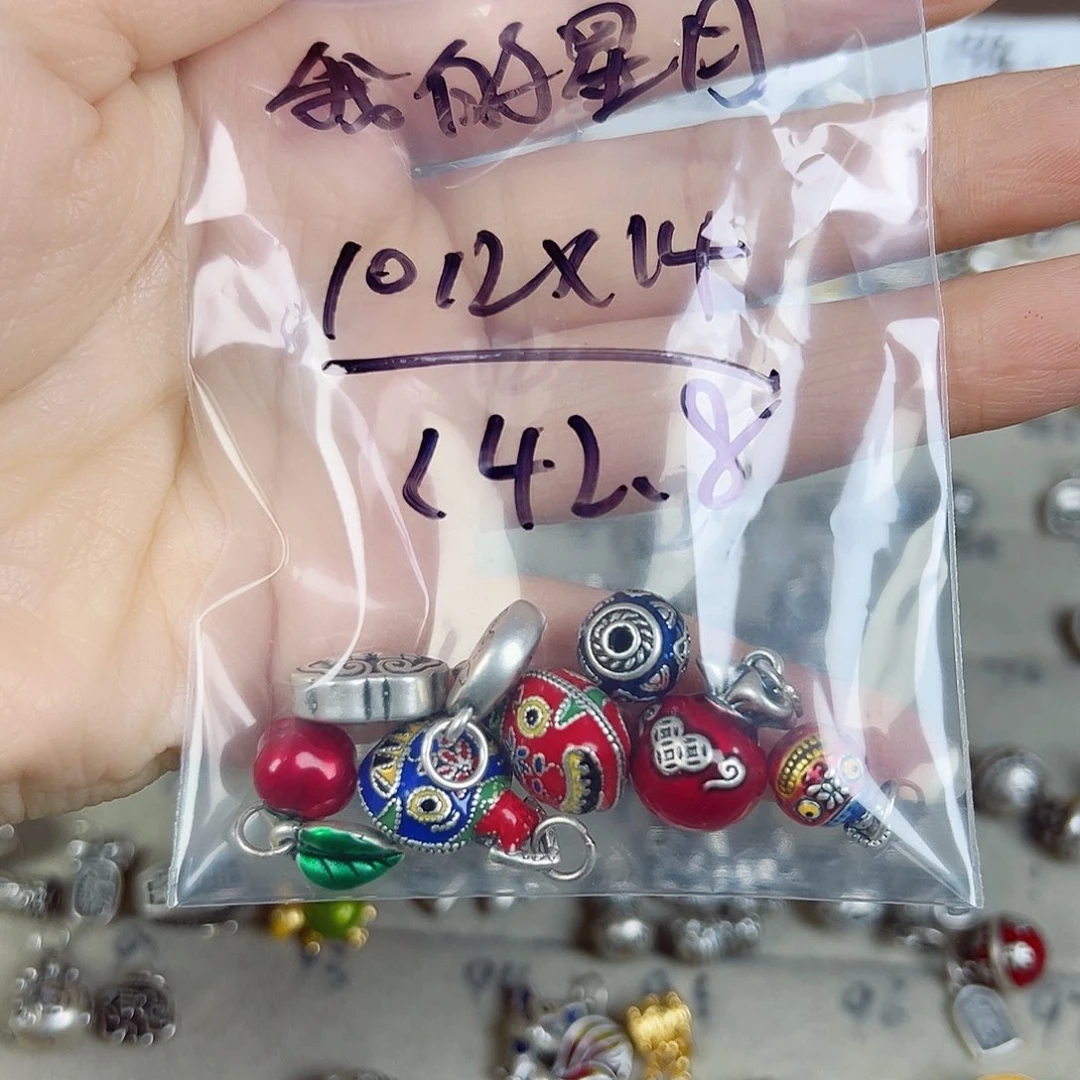 珐琅足银足银配件