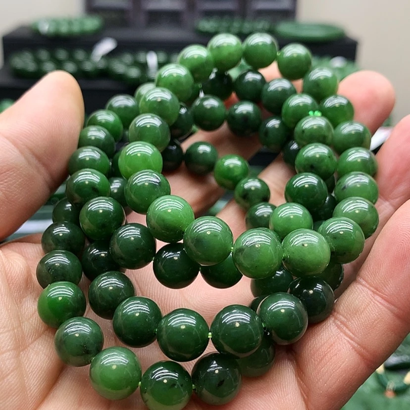 【闪购商品】和田玉（碧玉）手链未镶嵌?***隼