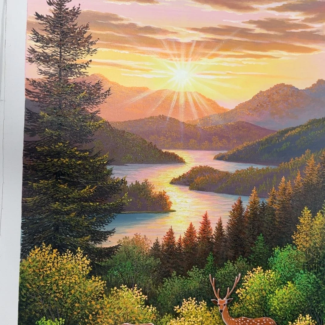 油画加油加油努力加油加油