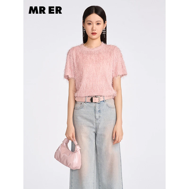 【尚雅专属】时尚百搭chic短袖圆领上衣小衫R5A20834